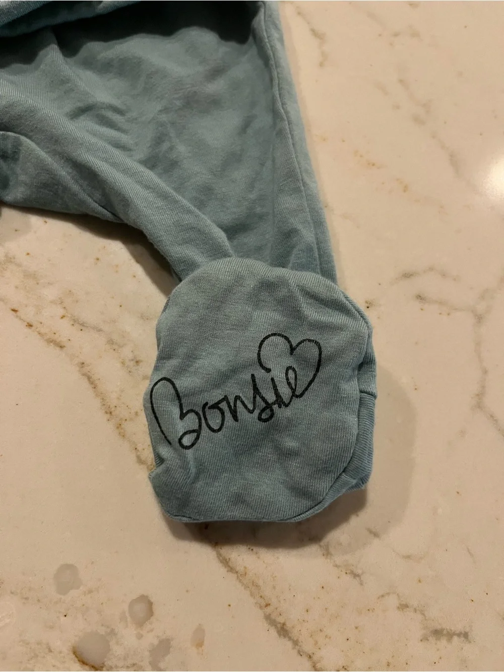 Bonsie newborn footed onsie